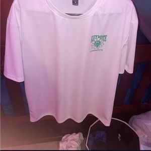 large white and green romwe shirt never worn but washed